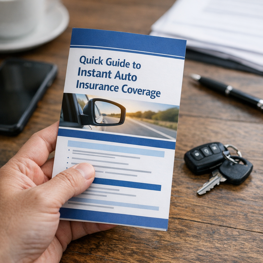 Quick Guide to Instant Auto Insurance Coverage