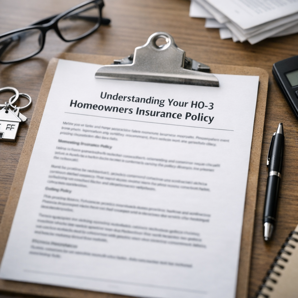 Understanding Your HO-3 Homeowners Insurance Policy